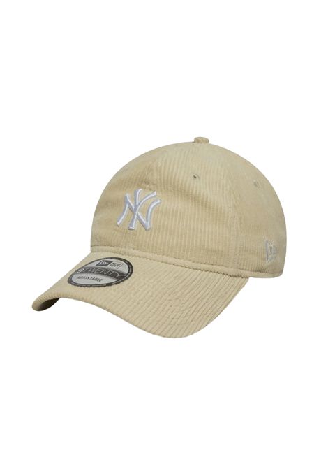 Cappello New Era 9TWENTY NY Yankees MLB Cord Beige Bianco Unisex NEW ERA | Cappelli | 60691241-